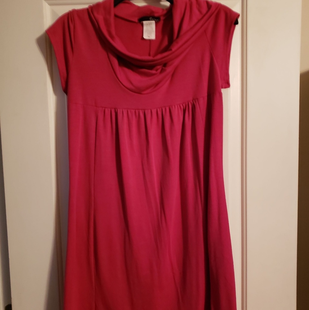 Pink flare dress XL